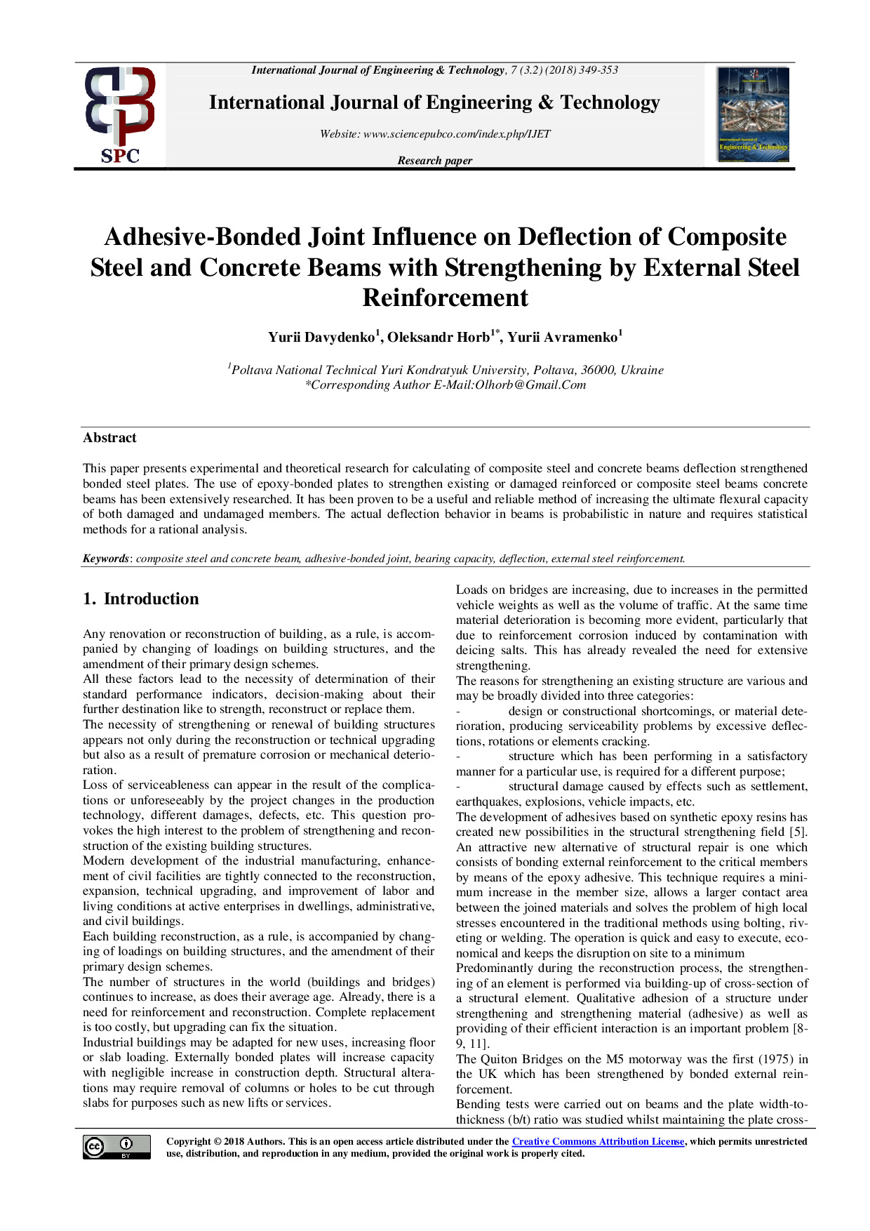 Yurii Davydenko, Oleksandr Horb, Yurii Avramenko