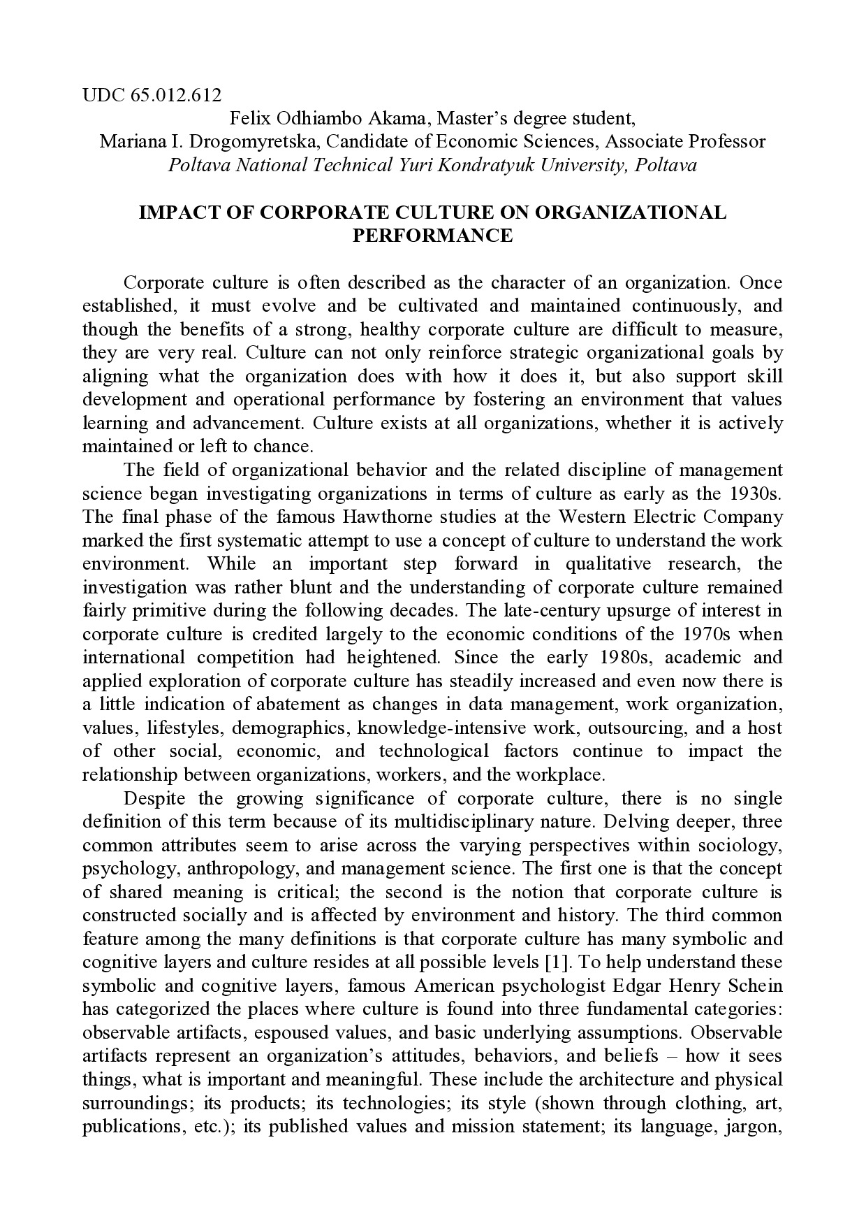 tezy_Drogomyretska, Felix Odhiambo