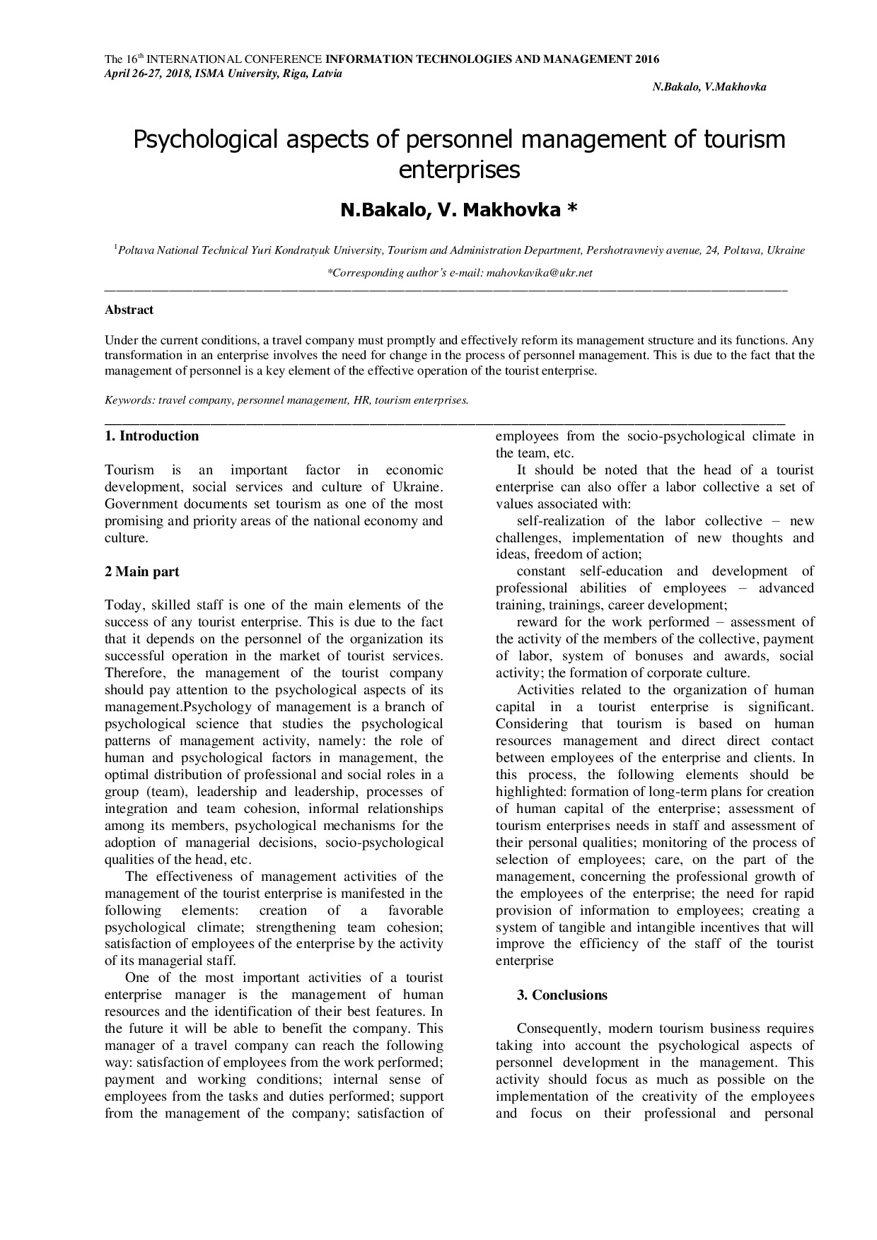 Bakalo N. Mahovka V. анг