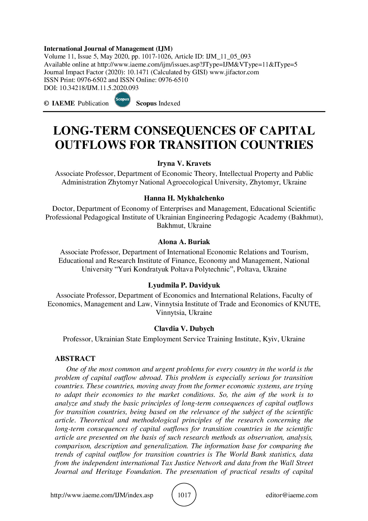 Стаття_Буряк А.А._Scopus_2020