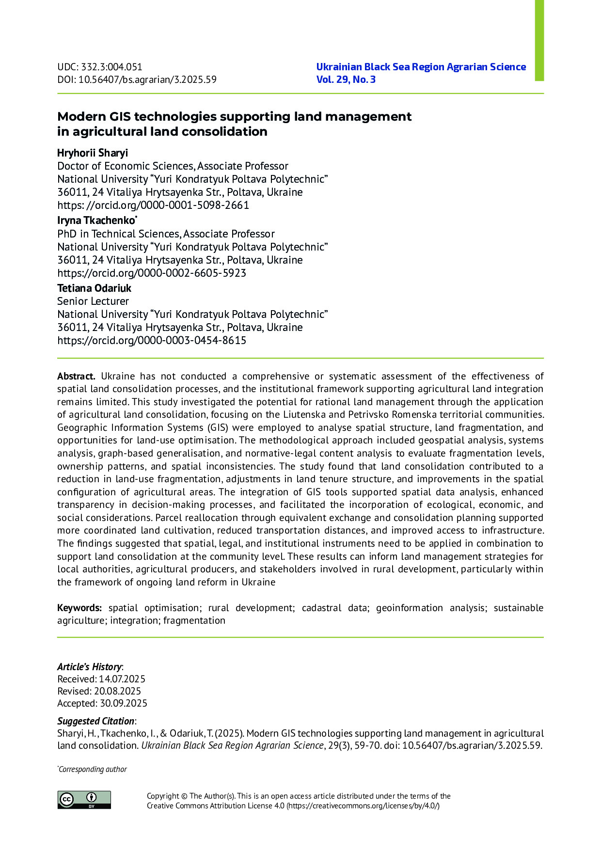 Ukrainian Black Sea Region Agrarian Science_Vol 29 No 3, 2025-59-70