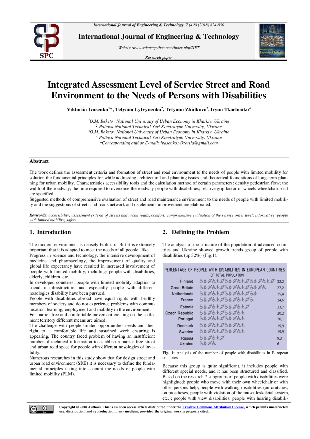Integrated Assessment Level