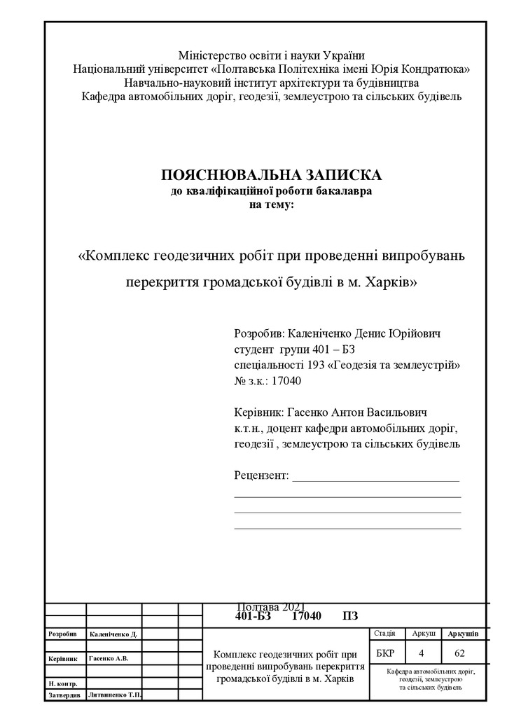 Каленіченко Денис БКР