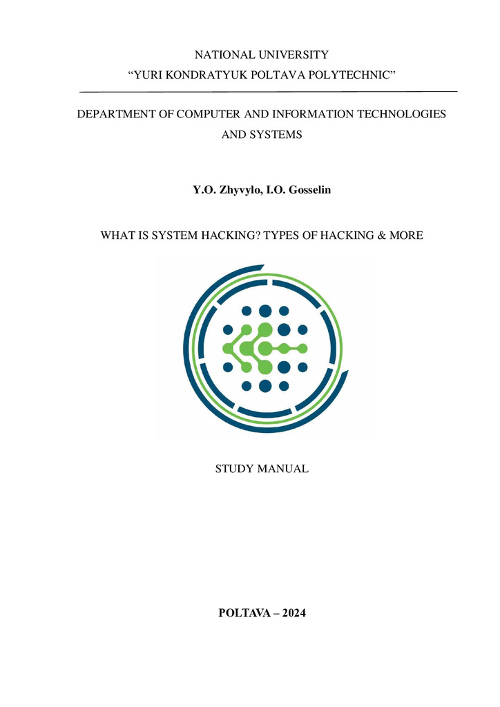 WHAT IS SYSTEM HACKING TYPES OF HACKING & MORE_1-4_англ.версія