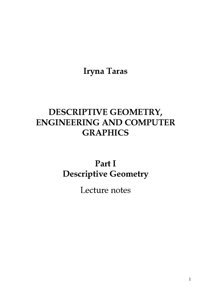 DESCRIPTIVE_GEOMETRY