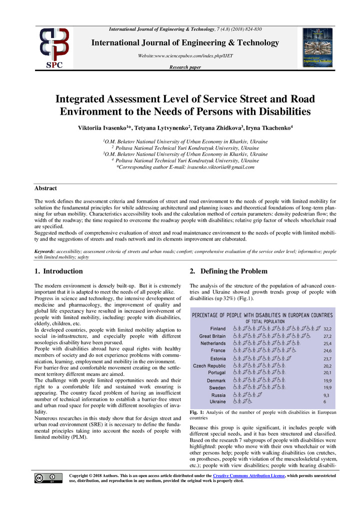 Integrated Assessment Level