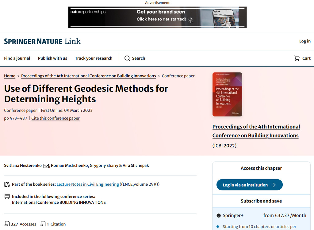 Скан_стаття_Use of Different Geodesic Methods for Determining Heights