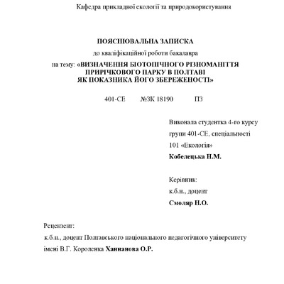 Дипломна робота Кобелецька-3 повна