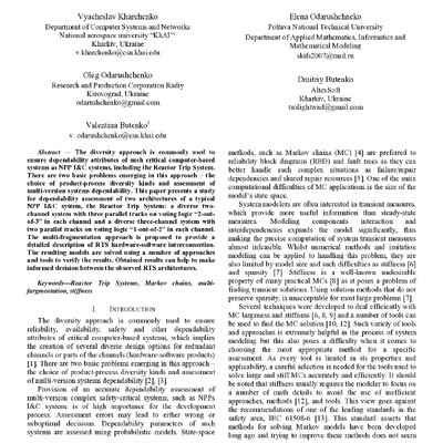 Assessment Of The Reactor Trip System Dependability _DT