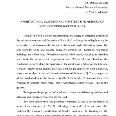 ARCHITECTURAL PLANNING redact