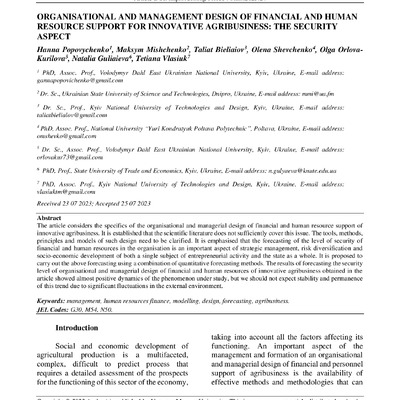 Organisational-and-Management-Design-of-Financial-and-Human-Resource-Support-for-Innovative-Agribusiness-The-Security-Aspect