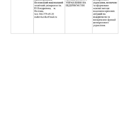 Стаття Маховка В