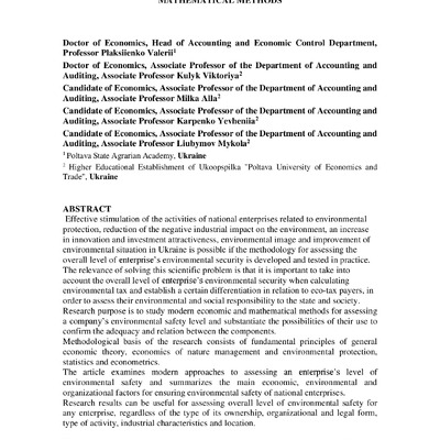 11.ASSESSINGOVERALLLEVELOFENTERPRISESENVIRONMENTAL