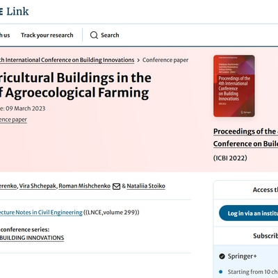 Скан_стаття_Design of Agricultural Buildings in the Conditions of Agroecological Farming