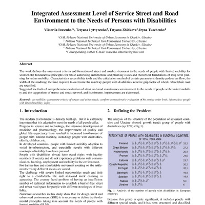 Integrated Assessment Level