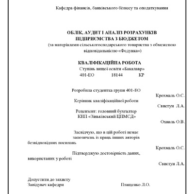 ВКР.  Крохмаль Олена