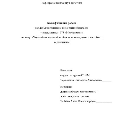 Кв роб бакалавр Чернявська Єлизавета Анатоліївна 401ЕМ 2023